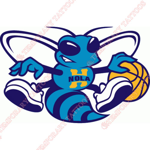 New Orleans Hornets Customize Temporary Tattoos Stickers NO.1109